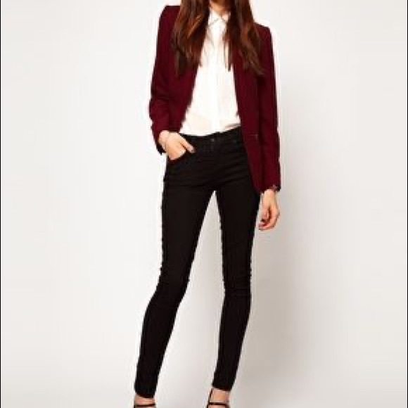 Kasper Burgundy Blazer- Nice! - Picture 3 of 8